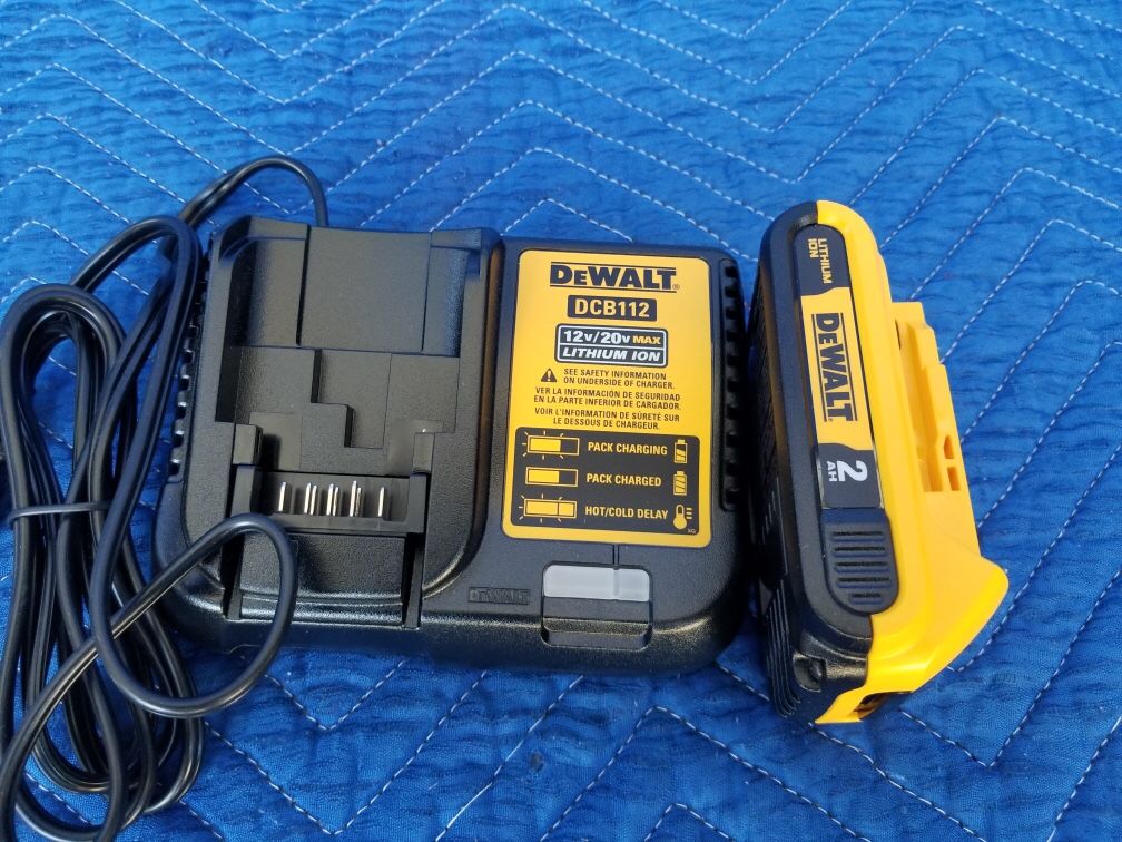 Dewalt battery and charger