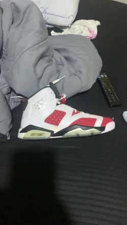 Jordan 6 carmine  size 7