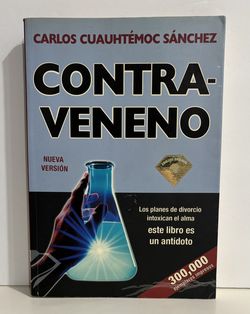 Contraveneno by Carlos Cuauhtémoc Sánchez Paperback Spanish Edition 2000