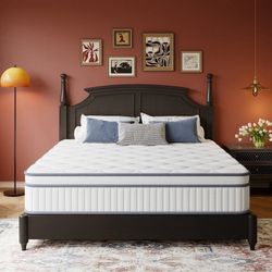 NEW - Gsleepee Queen Mattress in a Box, 14 inch Queen Size Medium 