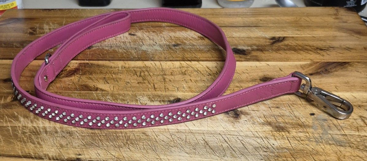 Diamond Studded Dog Leash For Large Dogs