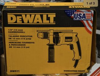 DEWALT DW511 1/2 in. Variable Speed Reversible Hammer Drill