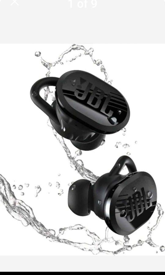 JBL - Endurance Race Waterproof True Wireless Sport Earbud Headphones - Black "NEW"