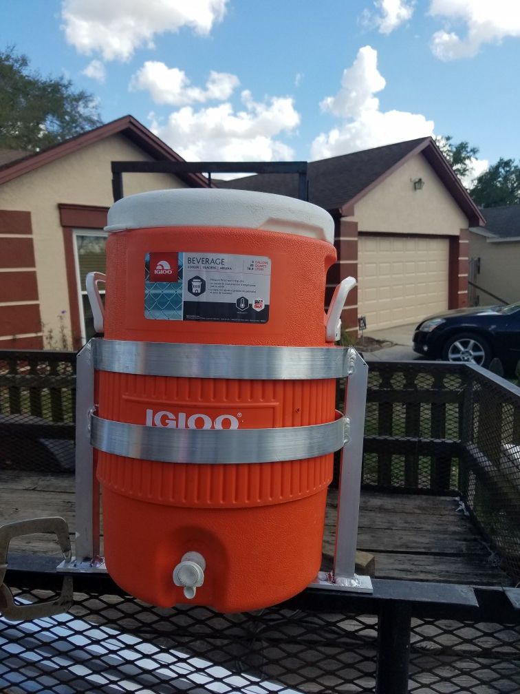 Aluminum Igloo cooler rack