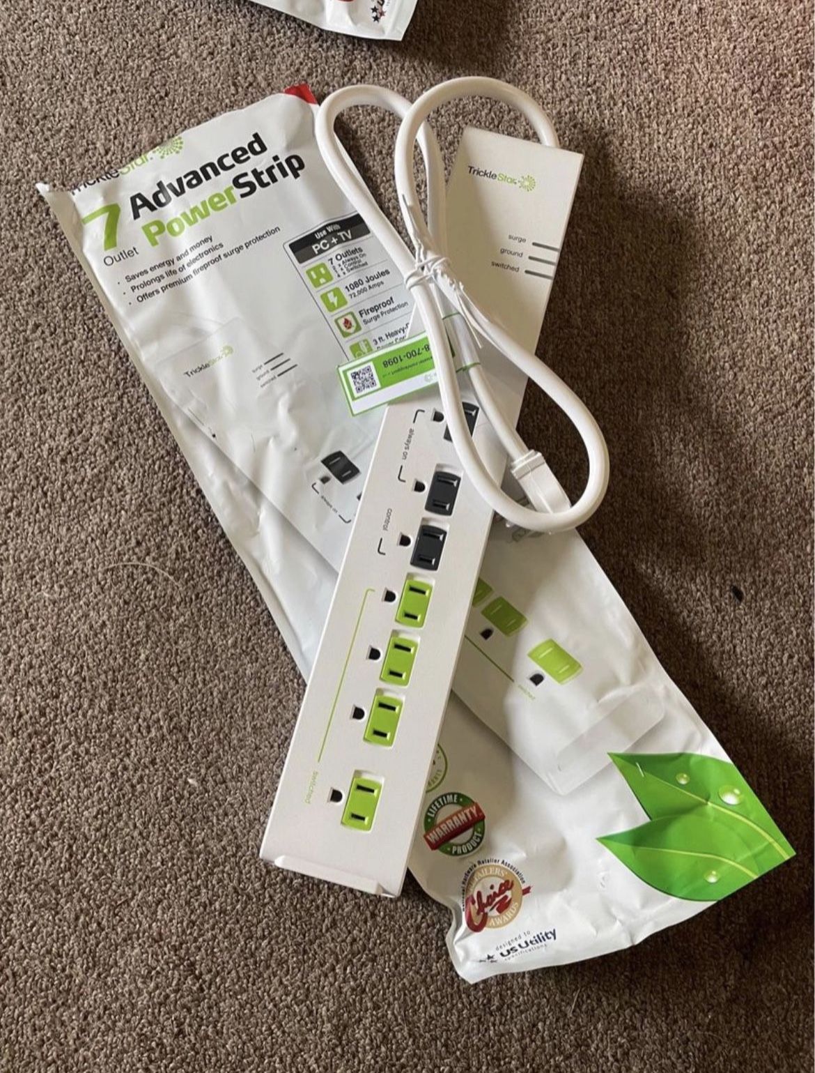 2 New Power Strips