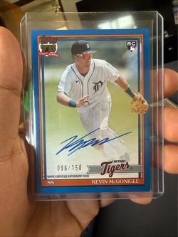Kevin McGonigle Topps RC Auto /150 Detroit Tigers