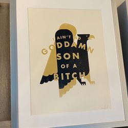 Large Art Print & Frame