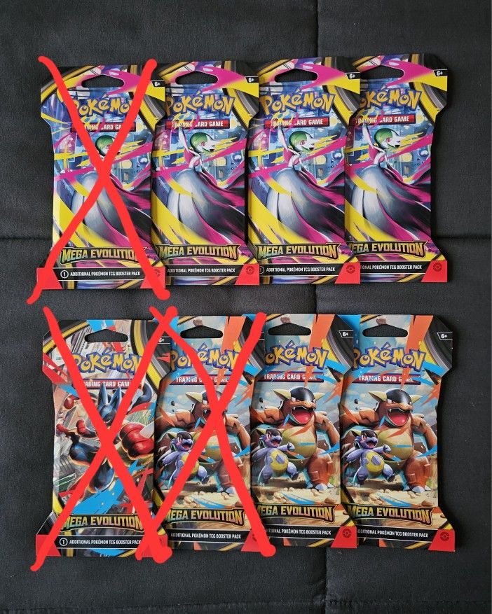 Pokemon Mega Evolution Single Sleeved Booster Packs!