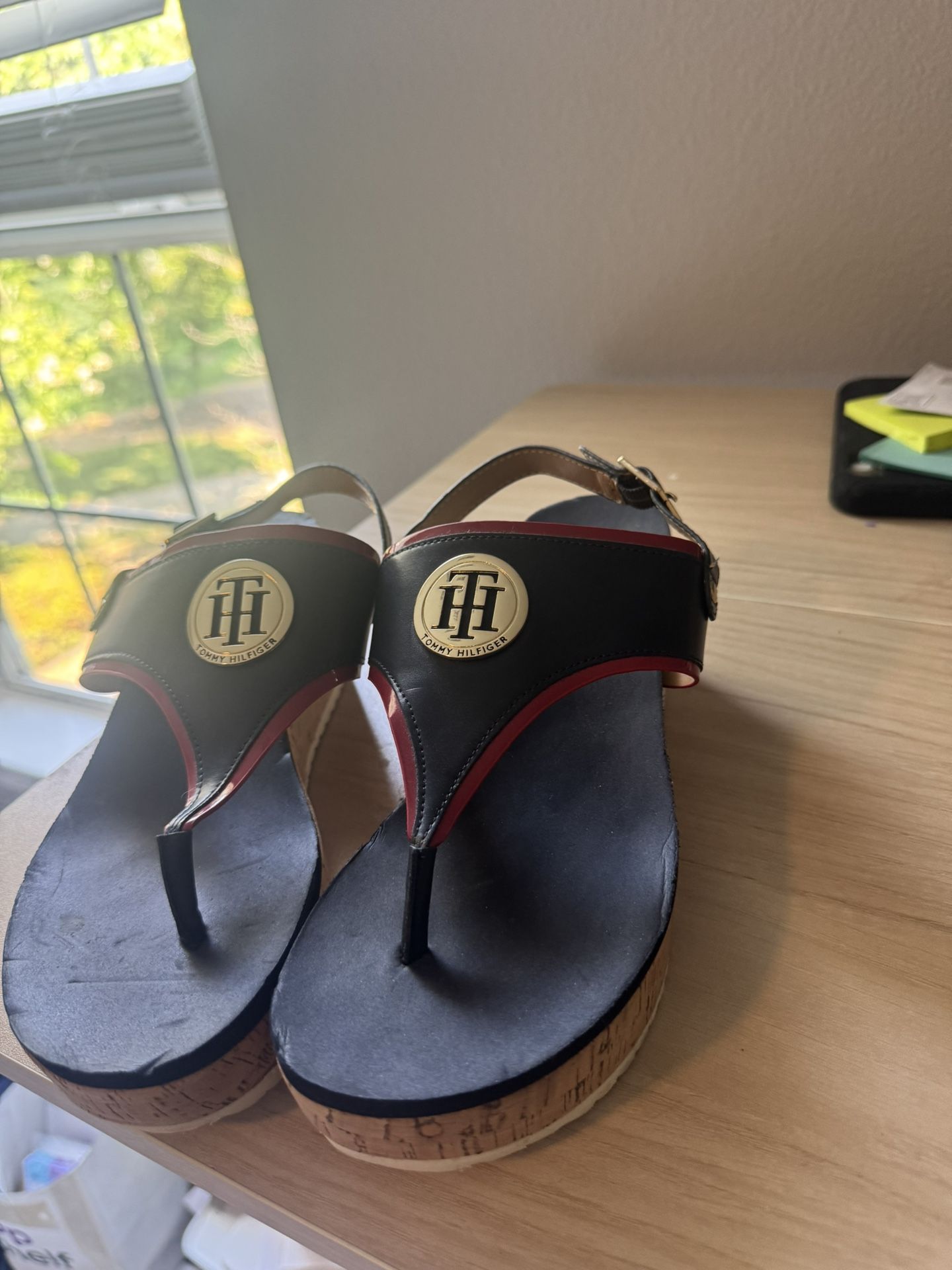 Tommy Hilfiger Wedge Sandals 8