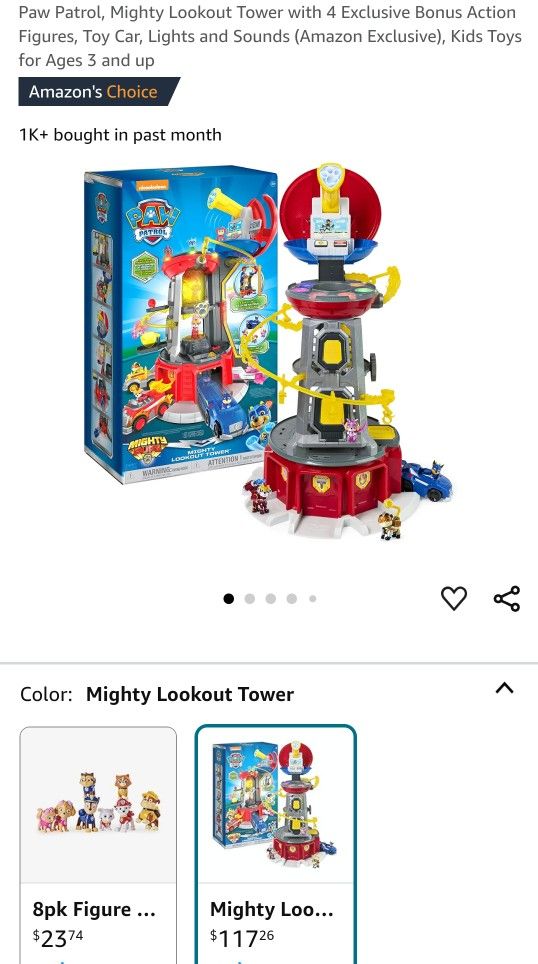5 Paw Patrol Toy Set