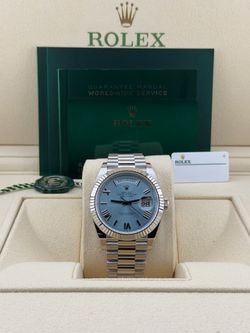 NEW 2025 Platinum Day-Date 40mm Full Set