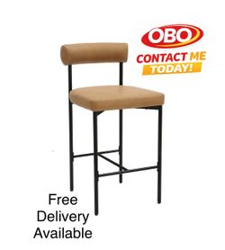 OBO New Other Nathan James Dahlia Counter Height Modern Barstool With Backrest