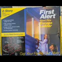 First Alert 2 story steel fire escape ladder