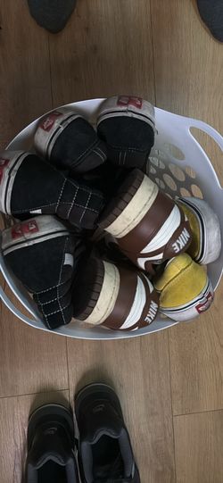 Basket of shoes