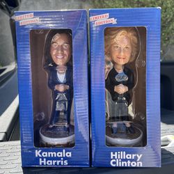 Hillary Clinton Kamala Harris Bobblehead Set