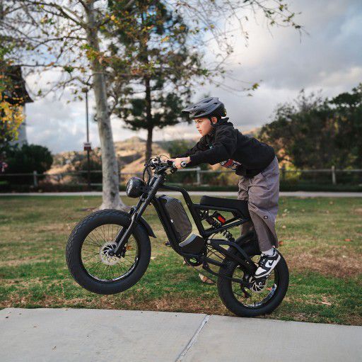 🤯🤯Embark on your next journey with our Full Suspension 1500 Watt E Bike!