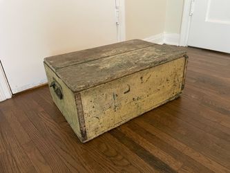 Antique wooden chest