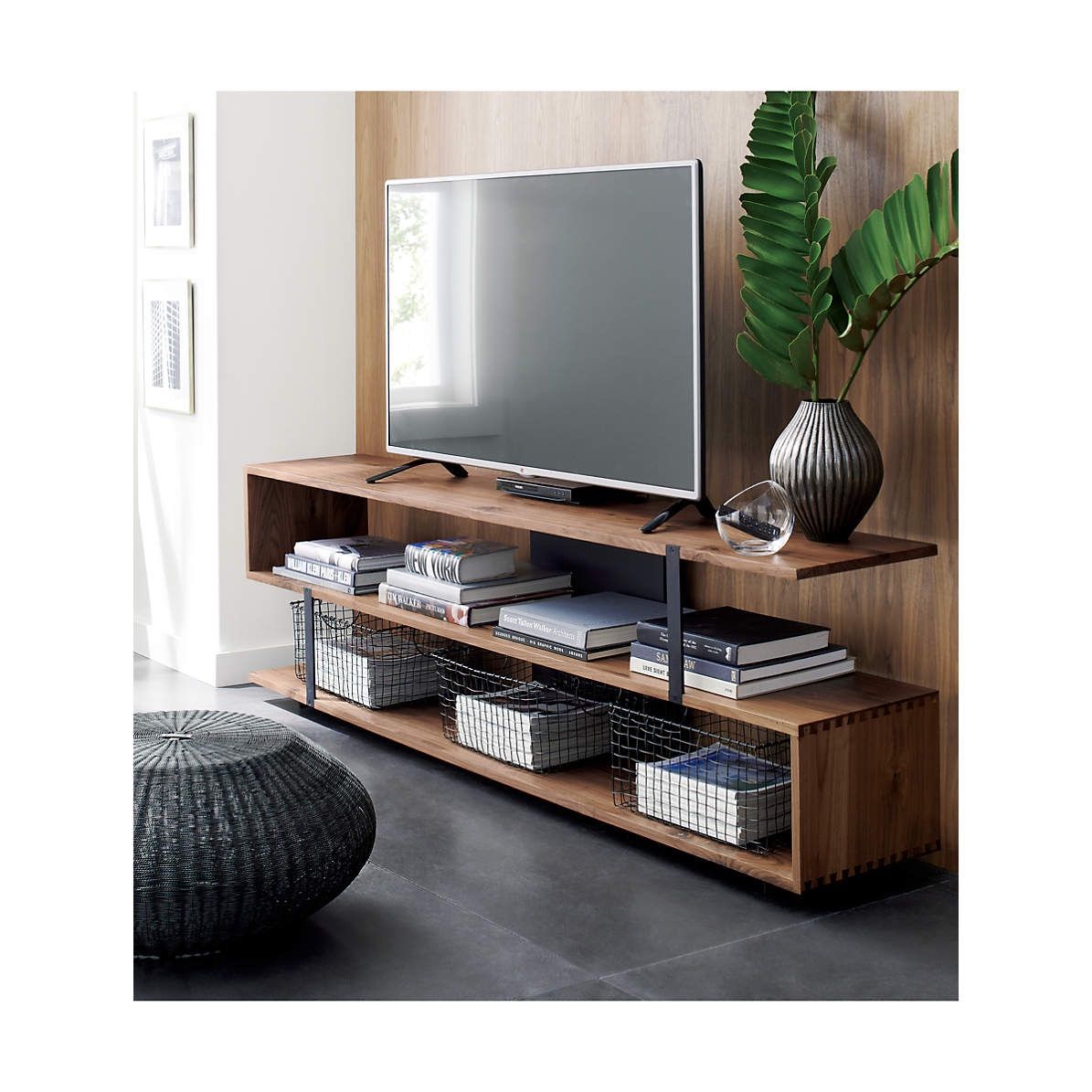 Crate & Barrel - Austin 78" Storage Media Console