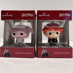 Hallmark Harry Potter Ornaments-Ron Weasley & Dobby