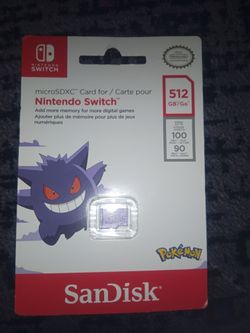 New 512gb  Sandisk  nintendo switch microsdxc memory storage card  512 gb
