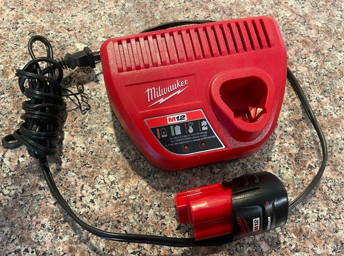 Milwaukee M12 Battery And Charger