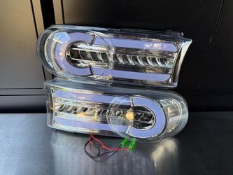 07-14 FJ Cruiser Chrome LED Headlights DRL Sequential