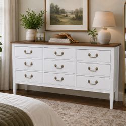 Vintage White Dresser By Dixie