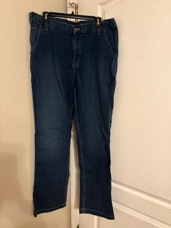 Blue Denim Jeans with Carpenter Detail