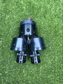Unbranded Binocular Microscope Head 1X/1.6X w/ Eyepieces Untested