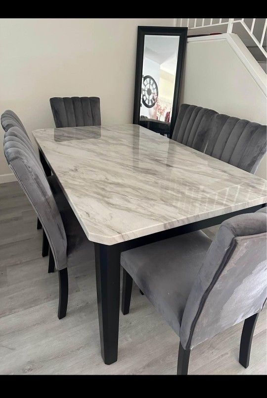 new dining table set 7 pcs
