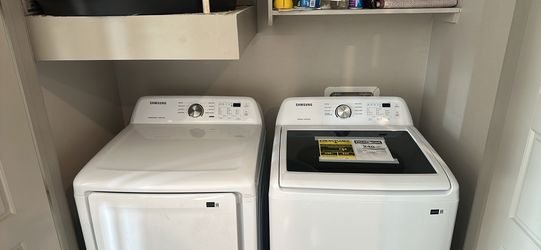 Electric Samsung washer and dryer