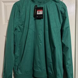 Green Nike windbreaker