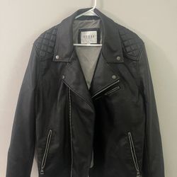 mens guess leather jacket 