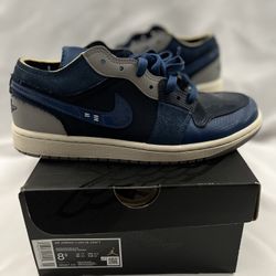 Jordan 1 Low Se Craft Obsidian French Blue 