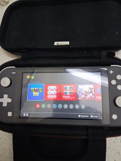 Nintendo Switch Lite black with his case