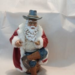 Western Santa Figurine