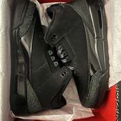 Jordan 3 Black Cat 7y