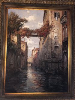 Huge 4’ X 5’ Canvas Oil Painting 