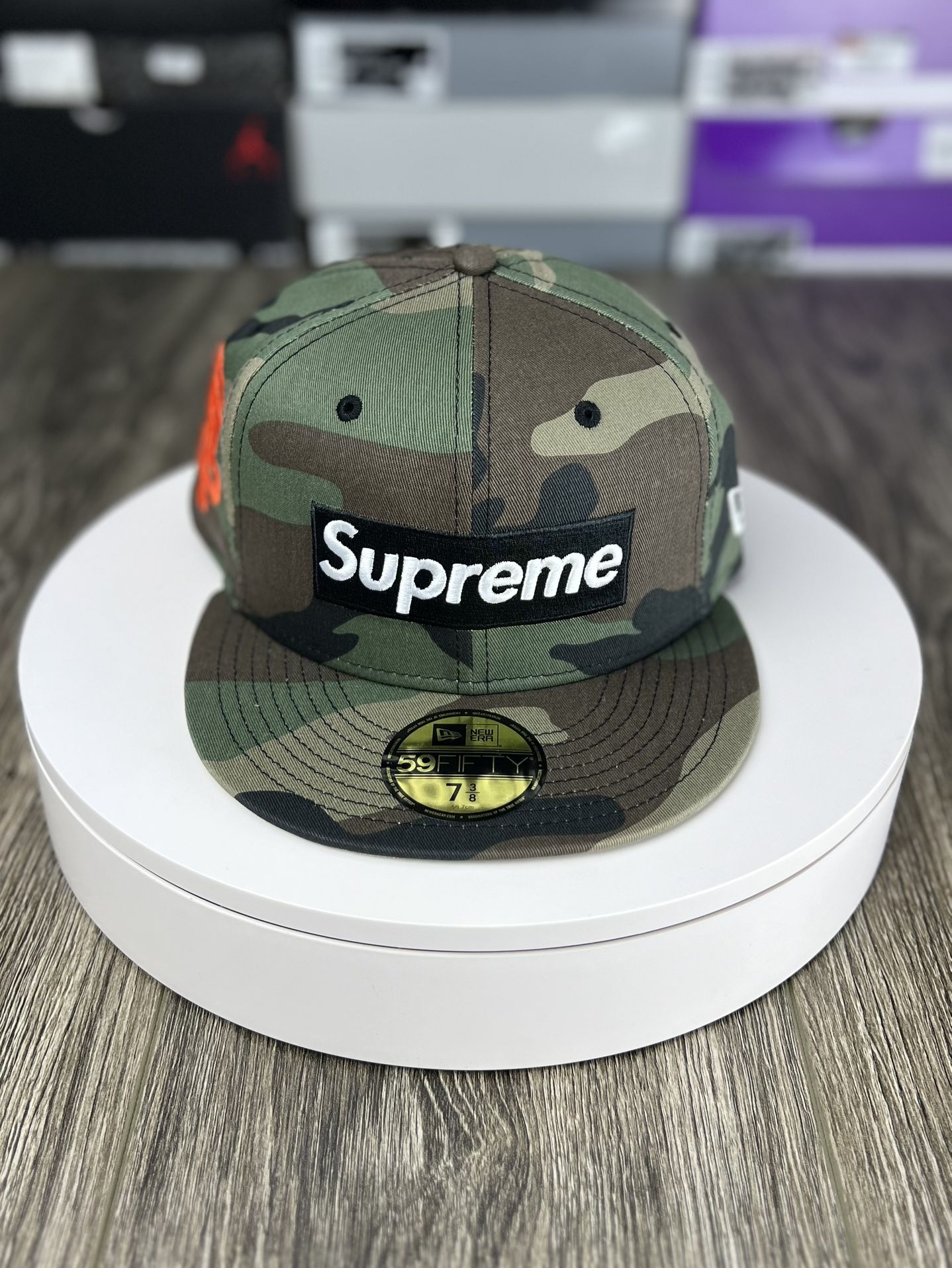 Supreme MLB New Era Box Logo Fitted Cap ‘San Francisco’ Brand New