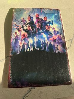 Avengers Endgame Metal Tin Wall Sign