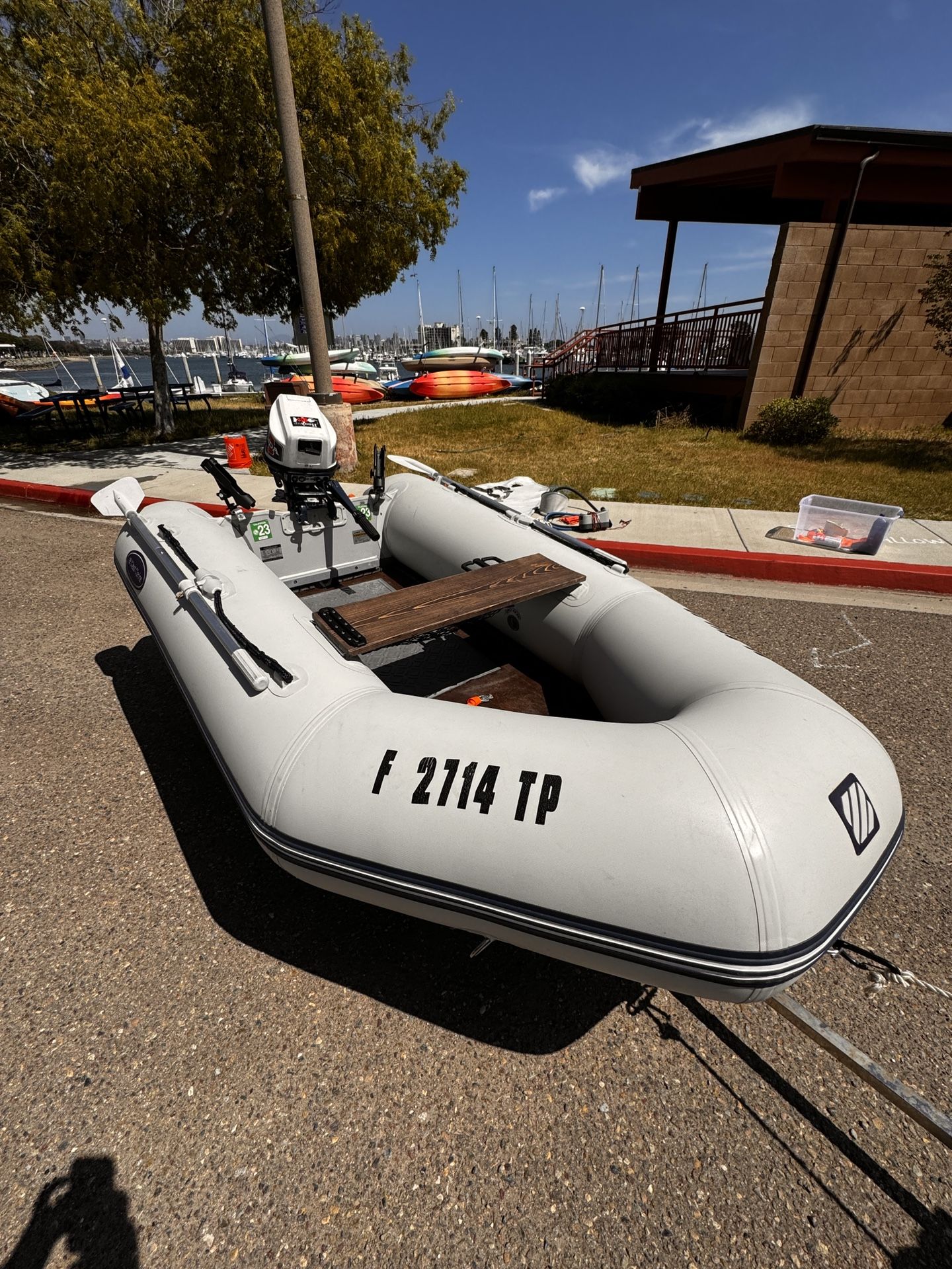 Dinghy W/ 10hp Motor 