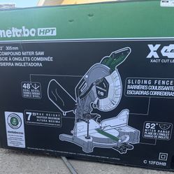 Metabo HPT 12" 305mm COMPOUND MITER SAW C12FDHB