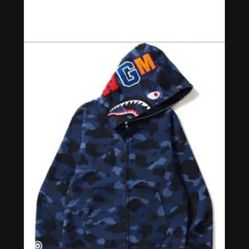 Bape Color Camp Shark Full Zip Hoodie 