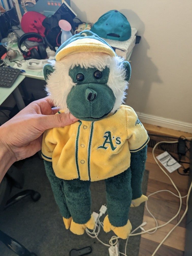 Oakland A's Monkey Plush