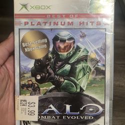 Xbox Halo Combat Evolved Platinum Hits Video Game 