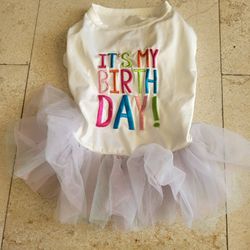 Dog Birthday Tulle Dress Or Outfit 