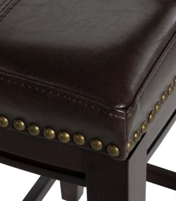 BRAND NEW LEATHER BARSTOOL