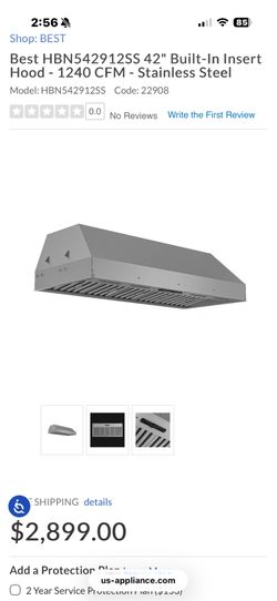 Best 42” Range hood