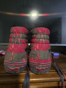 Limited Edition A Nightmare on Elm Street Freddy Krueger Vans size 8 ½
