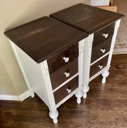 Vintage Night Stands Set Of 2 Thumbnail